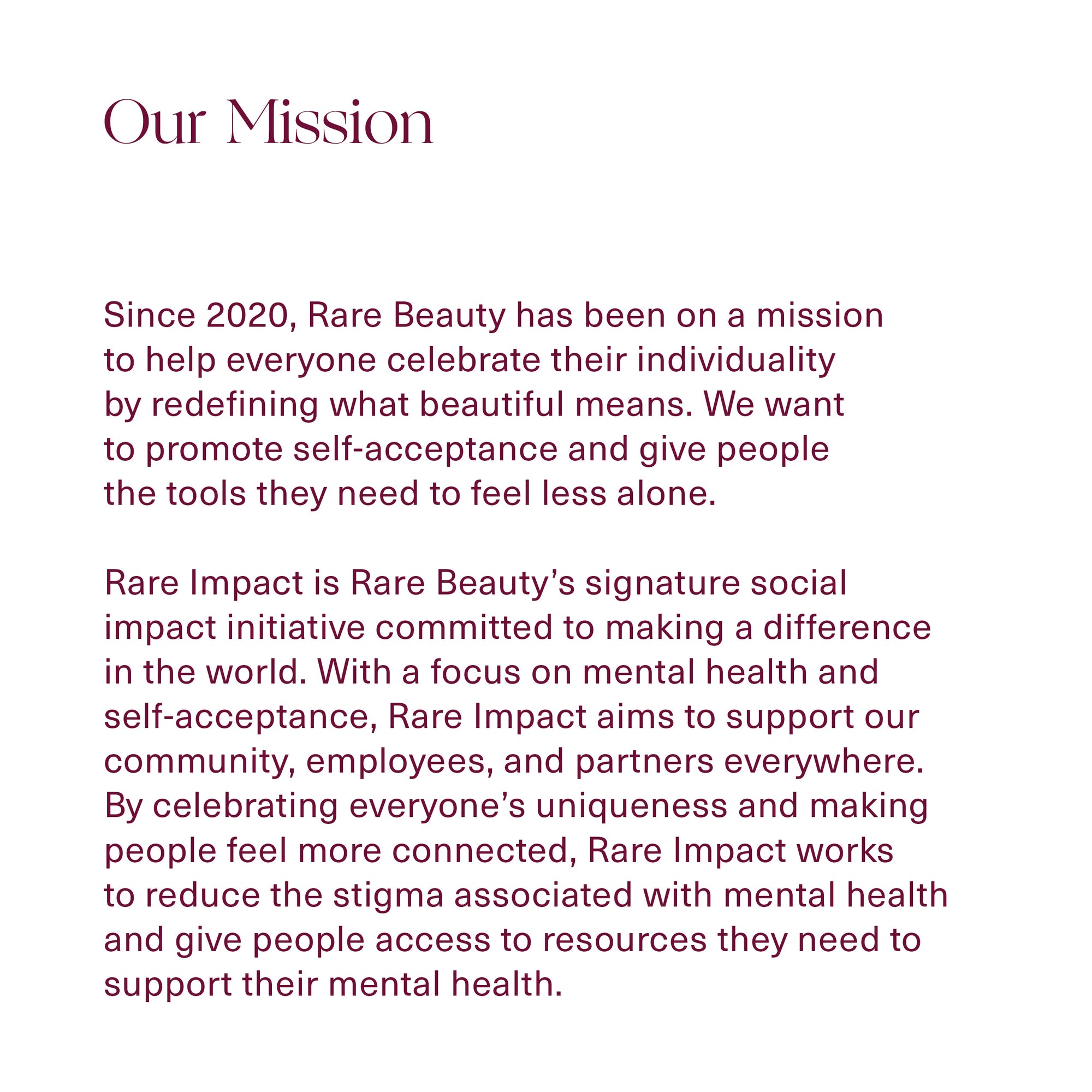 Our Mission